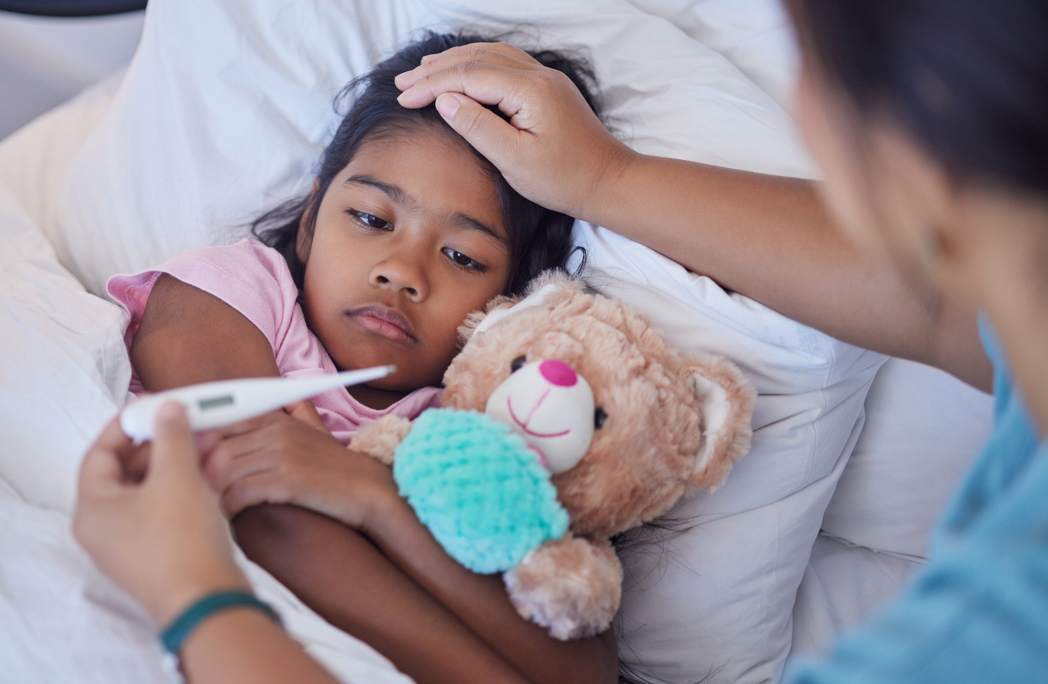 image of sick child